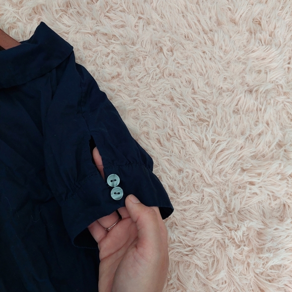 Ann Taylor Petite Top - Size XSP - Dark navy blue - Picture 2 of 11